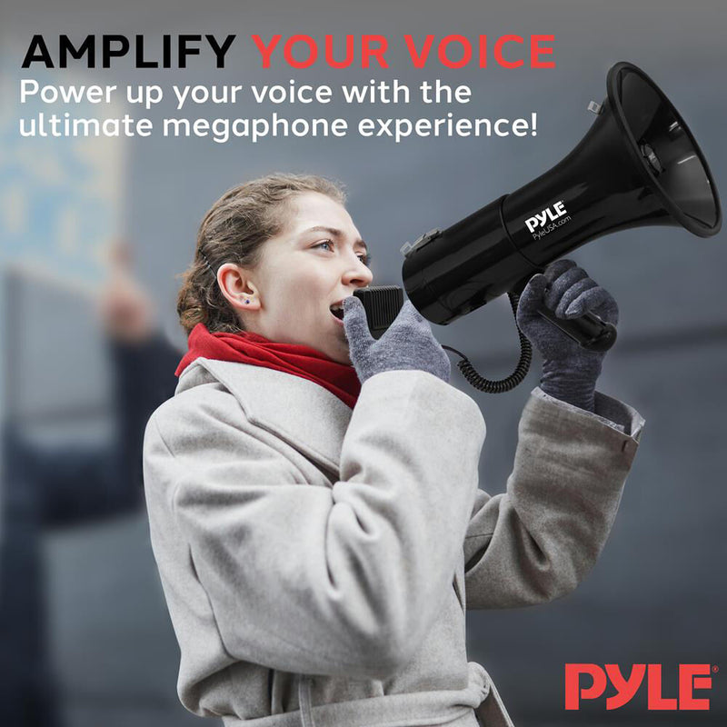 Pyle Pro PMP68RBIN Hand-Grip 100W Megaphone