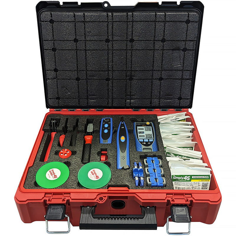 Simply45 ProSeries Milwaukee Packout Case with Custom Foam Insert