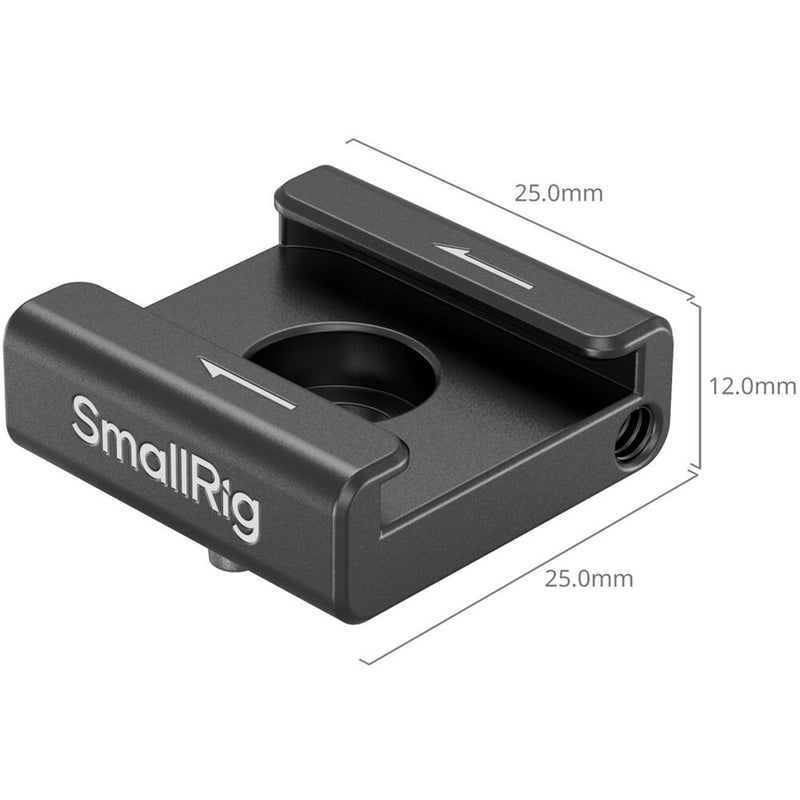 SmallRig Anti-Twist Cold Shoe Mount Support (2-Pack)