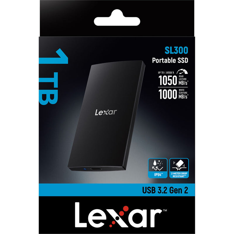 Lexar 1TB SL300 USB 3.2 Gen 2 Portable SSD