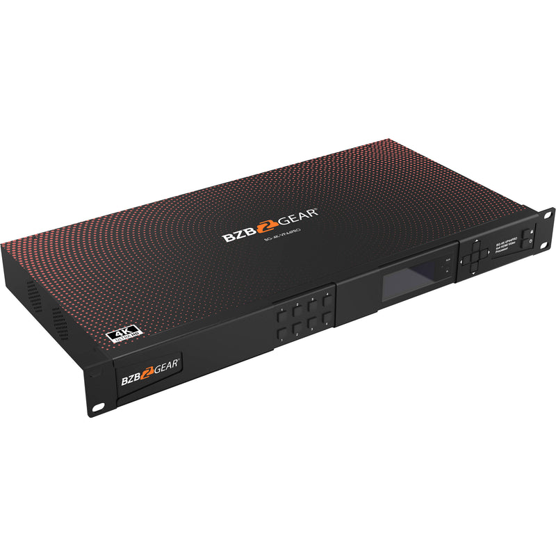 BZBGEAR 4x4 4K UHD Seamless HDMI Matrix Switcher/Video Wall Processor Kit with 4 Receivers