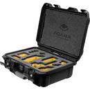 Foama Carry-On Hard Case with Foam Insert for Sony FX-3 (Black/Yellow, 16L)