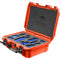 Foama Carry-On Hard Case with Foam Insert for Sony FX-3 (Orange/Blue, 16L)