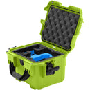 Foama Carry-On Case with Foam Insert for DJI Neo Fly More Combo (Lime/Blue, 8.8L)