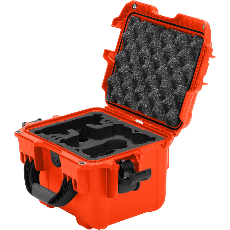 Foama Carry-On Case with Foam Insert for DJI Neo Fly More Combo (Orange/Black, 8.8L)