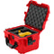 Foama Carry-On Case with Foam Insert for DJI Neo Fly More Combo (Red/Yellow, 8.8L)