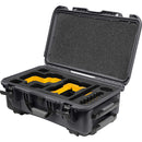 Foama Wheeled Carry-On Hard Case for RED RAPTOR-X (Graphite/Yellow, 28.5L)