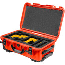 Foama Wheeled Carry-On Hard Case for RED RAPTOR-X (Orange/Yellow, 28.5L)