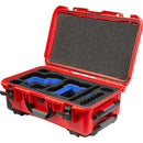 Foama Wheeled Carry-On Hard Case for RED RAPTOR-X (Red/Blue, 28.5L)