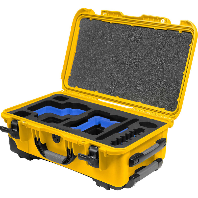 Foama Wheeled Carry-On Hard Case for RED RAPTOR-X (Yellow/Blue, 28.5L)