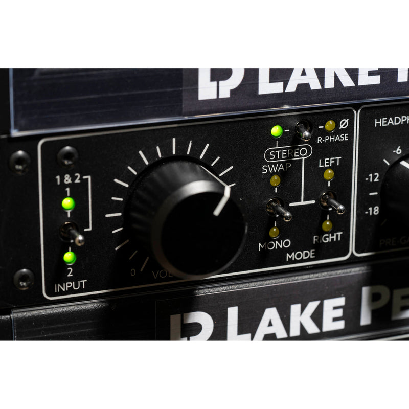 LAKE PEOPLE Monitor-Controller - True Balanced Headphone Amplifier - 19" (Black)