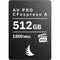 Angelbird 512GB AV PRO CFexpress 4.0 Type A Memory Card