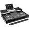 Odyssey Black Label Flight Case for AlphaTheta XDJ-AZ with Glide-Style Platform and Roller Wheels (All Black)