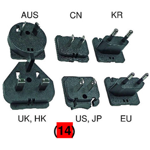 Leica Charger Plugs for TL2 / T Typ 701 BC-DC13 Charger (Set of 6)