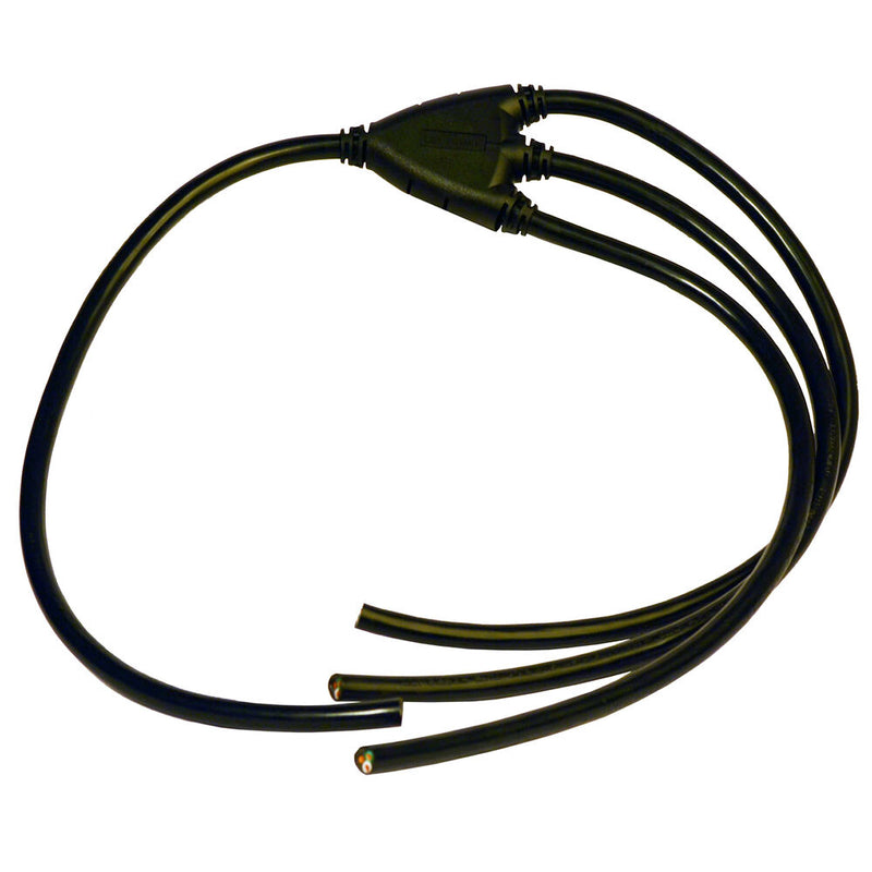 Lex Products Molded W 20A Stage Pin Three-Fer Cable (3')