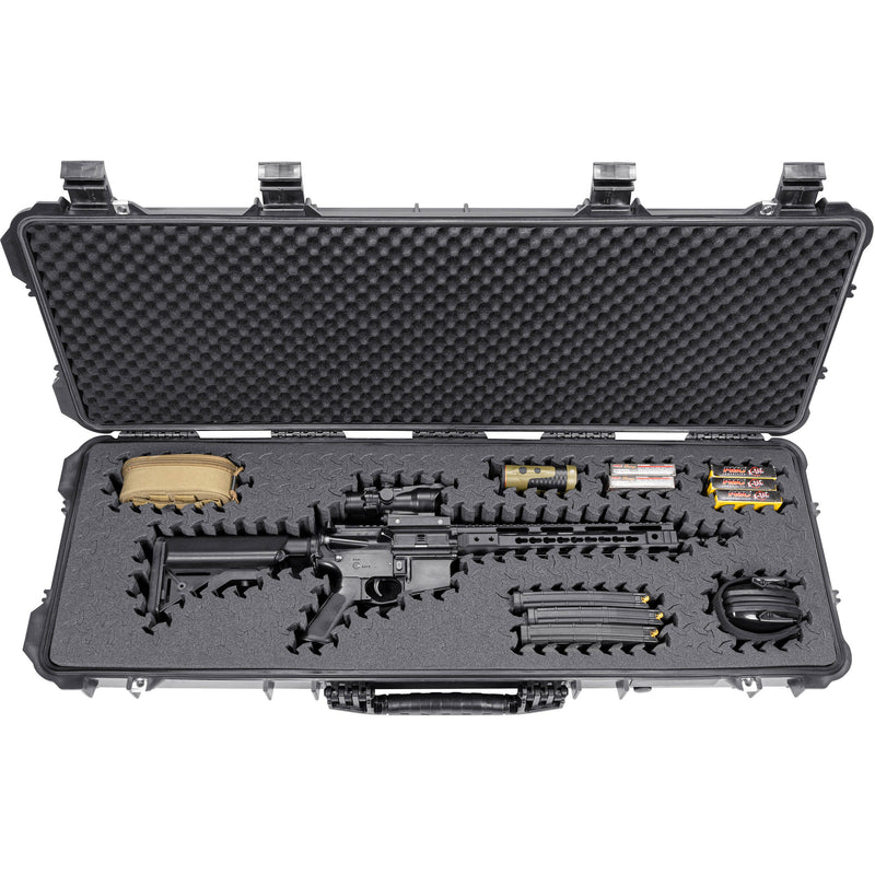 RAGAR Hard Rifle Case with RAGAR Reconfigurable & Reusable XP Crosslinked Foam (44", Black)