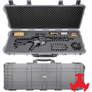 RAGAR Hard Rifle Case with RAGAR Reconfigurable & Reusable XP Crosslinked Foam (44", Gray)