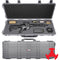 RAGAR Hard Rifle Case with RAGAR Reconfigurable & Reusable XP Crosslinked Foam (44", Gray)