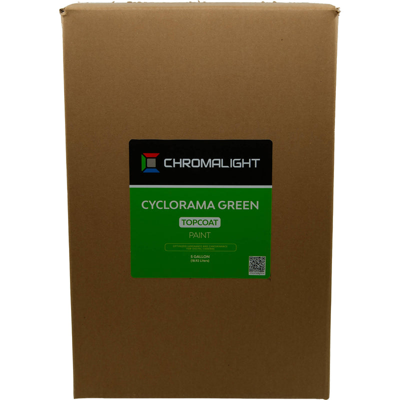 ChromaLight Cyclorama Green Topcoat Chroma-Key Paint (5 Gallons)