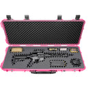 RAGAR Hard Rifle Case with RAGAR Reconfigurable & Reusable XP Crosslinked Foam (44", Pink)