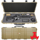 RAGAR Hard Rifle Case with RAGAR Reconfigurable & Reusable XP Crosslinked Foam (44", Tan)