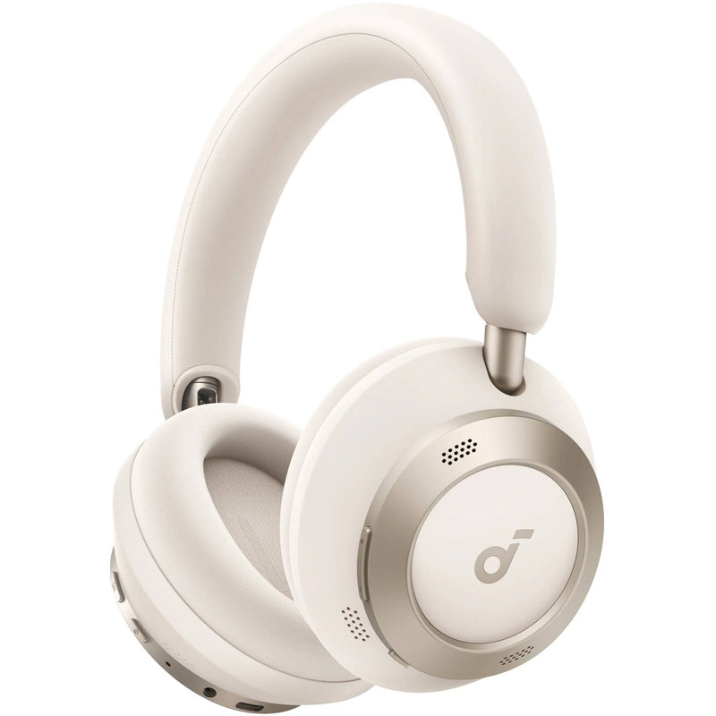 Soundcore by Anker Space One Pro Wireless Over-Ear Closed-Back Headphones (Cream White)