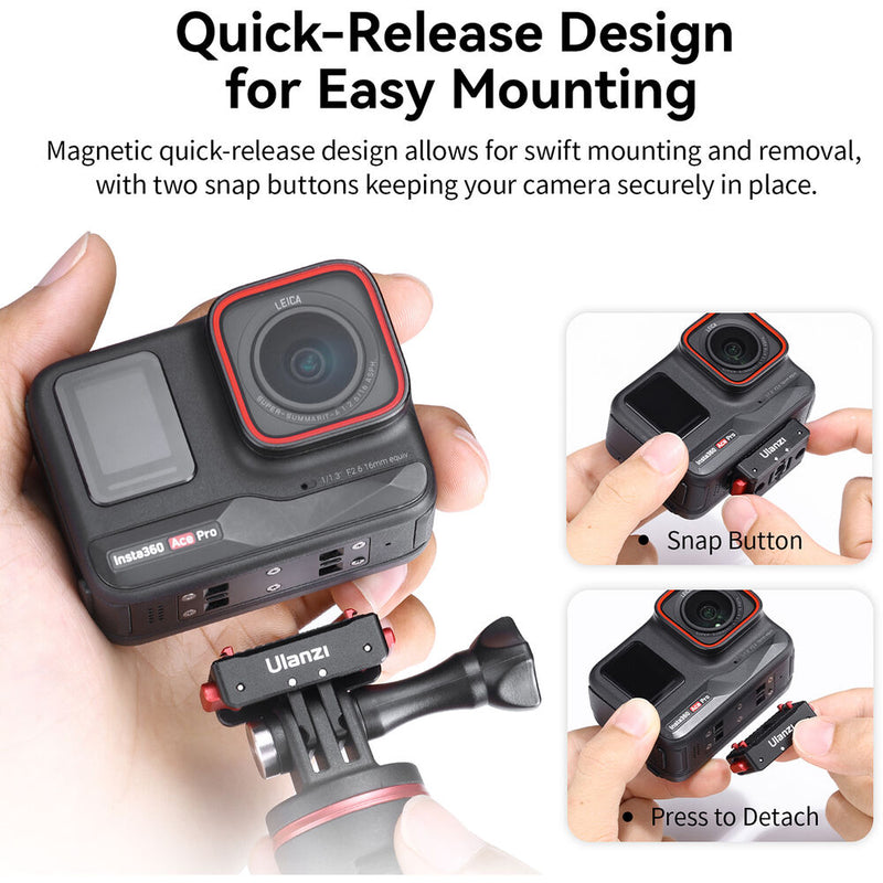 Ulanzi IN-03 Magnetic Quick Release Base for Insta360 Ace & Ace Pro