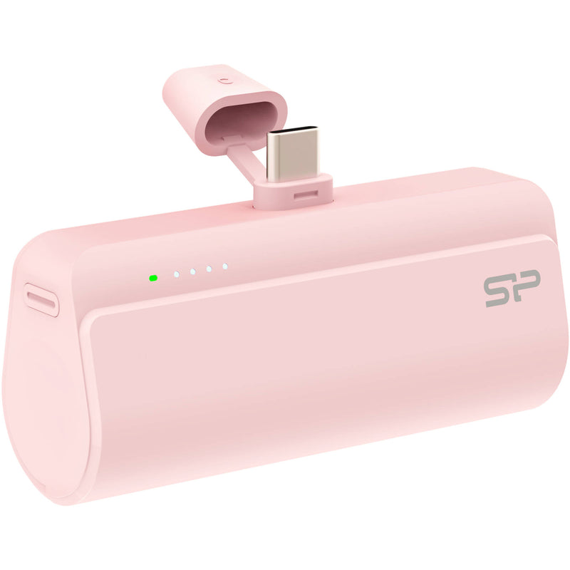 Silicon Power QD50 Portable Charger (5000mAh, Pink)