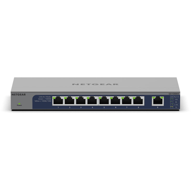 Netgear GS108MX 8-Port Gigabit Unmanaged Network Switch