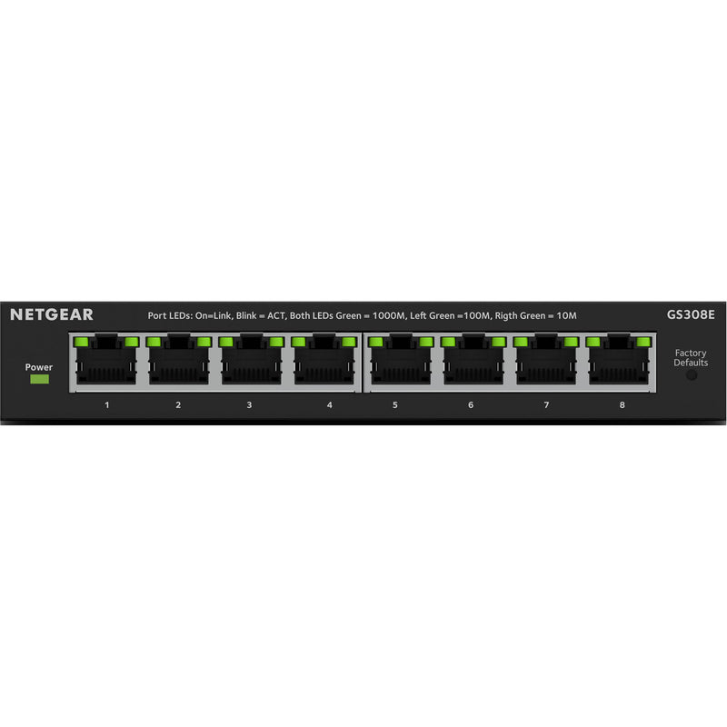 Netgear GS308E 8-Port Gigabit Managed Switch