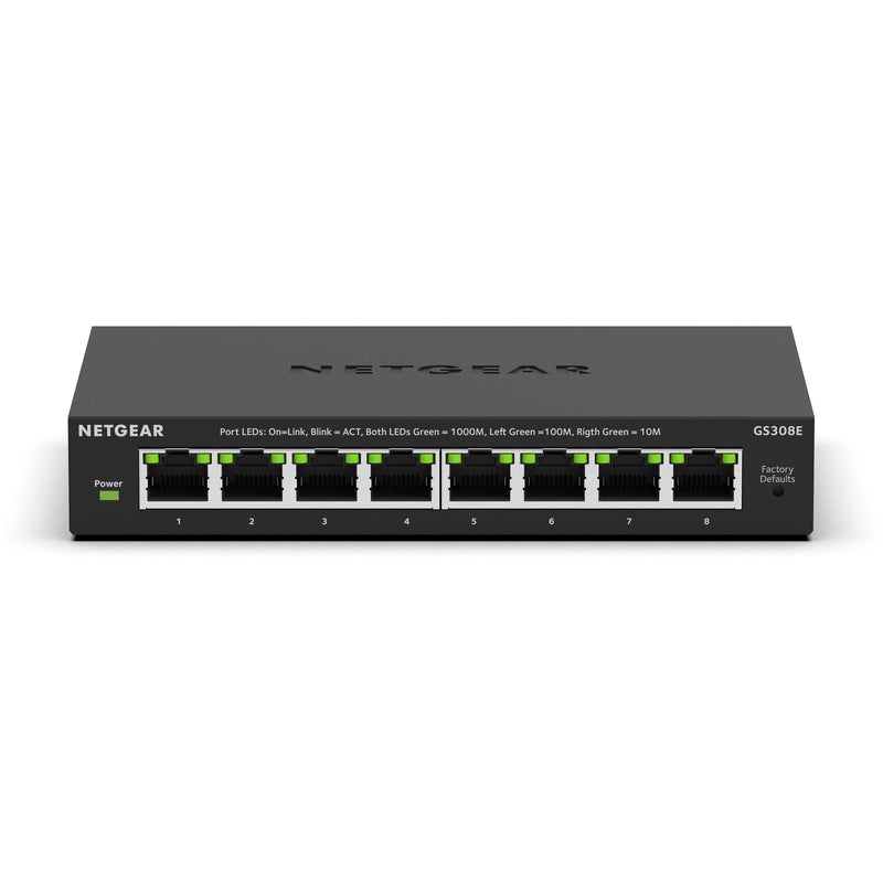 Netgear GS308E 8-Port Gigabit Managed Switch