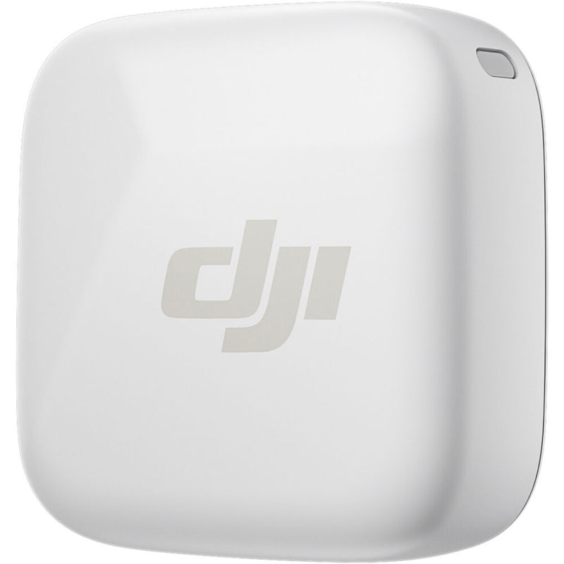 DJI Mic Mini Clip-On Transmitter with Built-In Microphone (2.4 GHz, Arctic White)