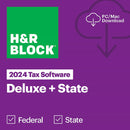 H&R Block 2024 Deluxe + State Tax Software (Download)