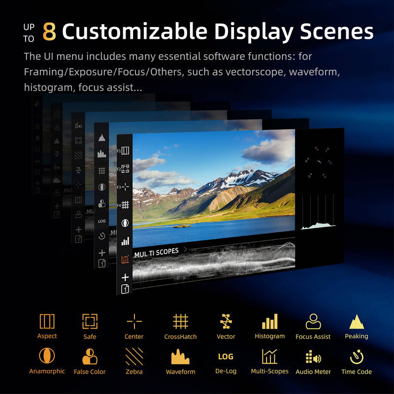 OSEE 15.4" Ultra-Bright HDR Field Production Monitor (V-Mount)