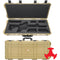 RAGAR Hard Rifle Case with RAGAR Reconfigurable & Reusable XP Crosslinked Foam (38", Tan)