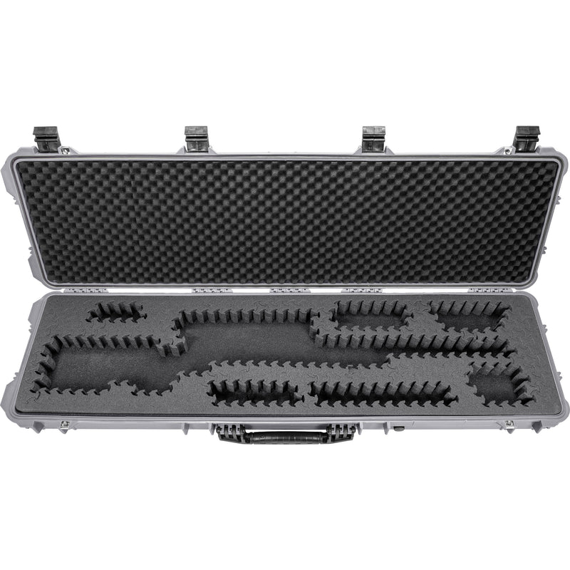 RAGAR Hard Rifle Case with RAGAR Reconfigurable & Reusable XP Crosslinked Foam (53", Gray)