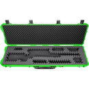 RAGAR Hard Rifle Case with RAGAR Reconfigurable & Reusable XP Crosslinked Foam (53", Neon Green)