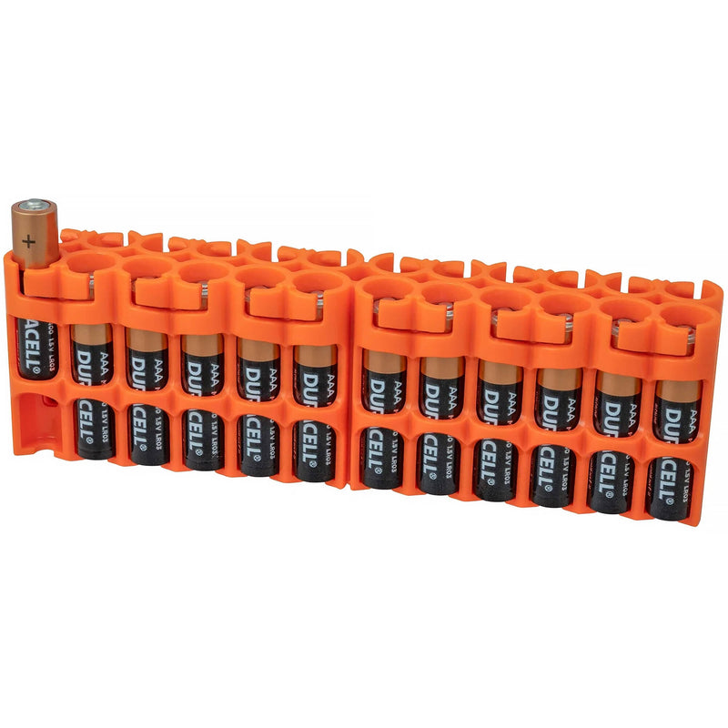 STORACELL 24 AA Battery Holder (Orange)