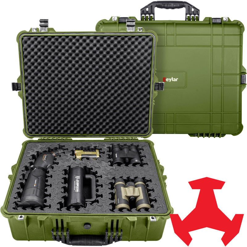 RAGAR Eylar Hard Case with Foam Insert (Green, 24")