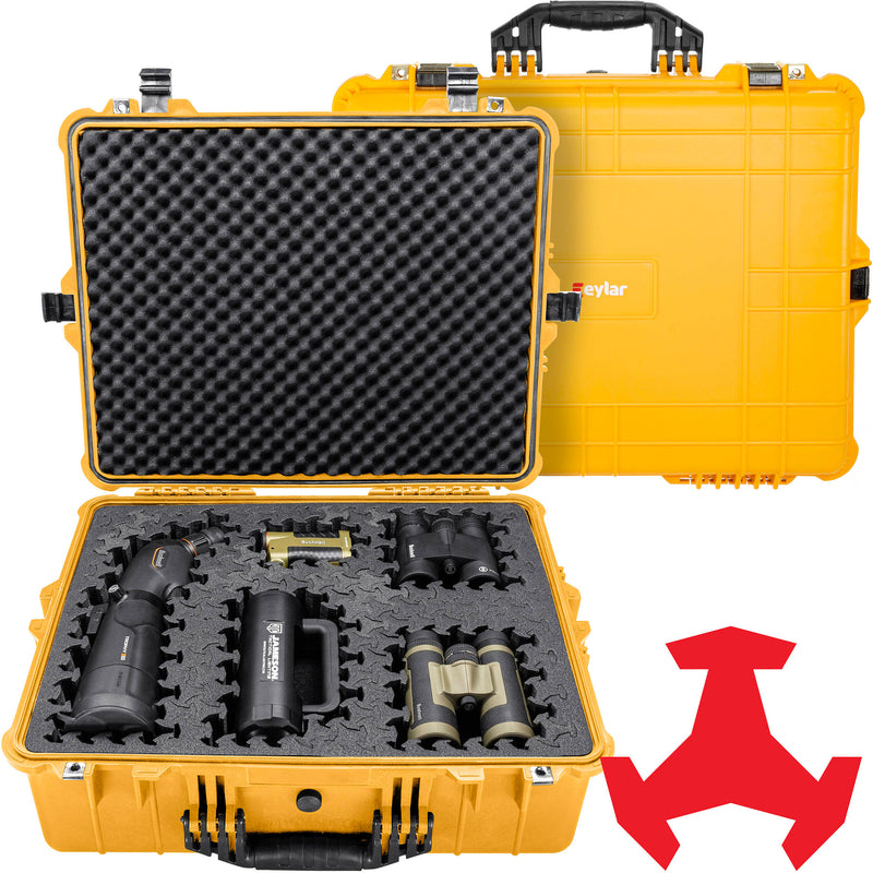 RAGAR Eylar Hard Case with Foam Insert (Yellow, 24")