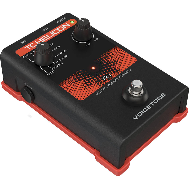 TC-Helicon VoiceTone R1 Vocal Reverb FX Pedal