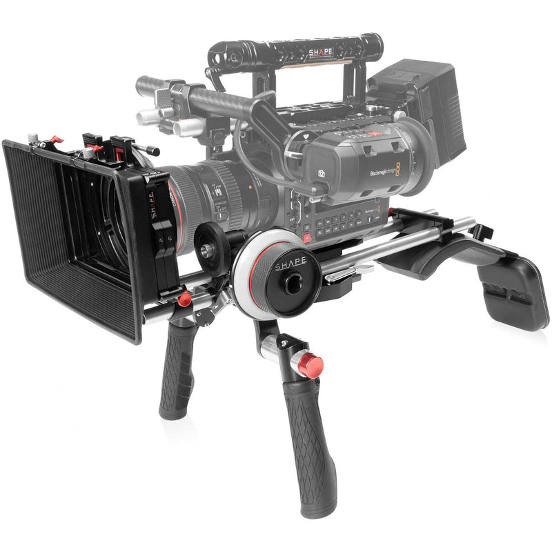 SHAPE Shoulder Mount with Matte Box & Follow Focus for Blackmagic PYXIS 6K