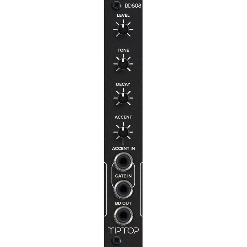 TipTop Audio BD808 Bass Drum Eurorack Module (Black, 4 HP)