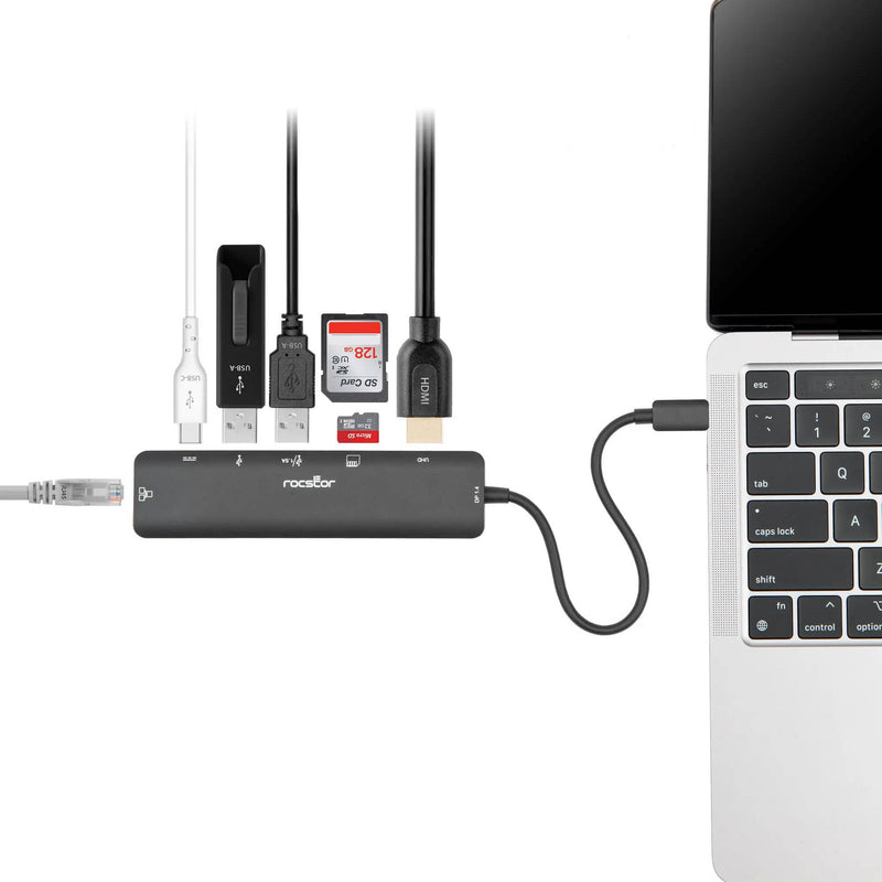 Rocstor USB-C 7-in-1 4K Multi-Port Adapter