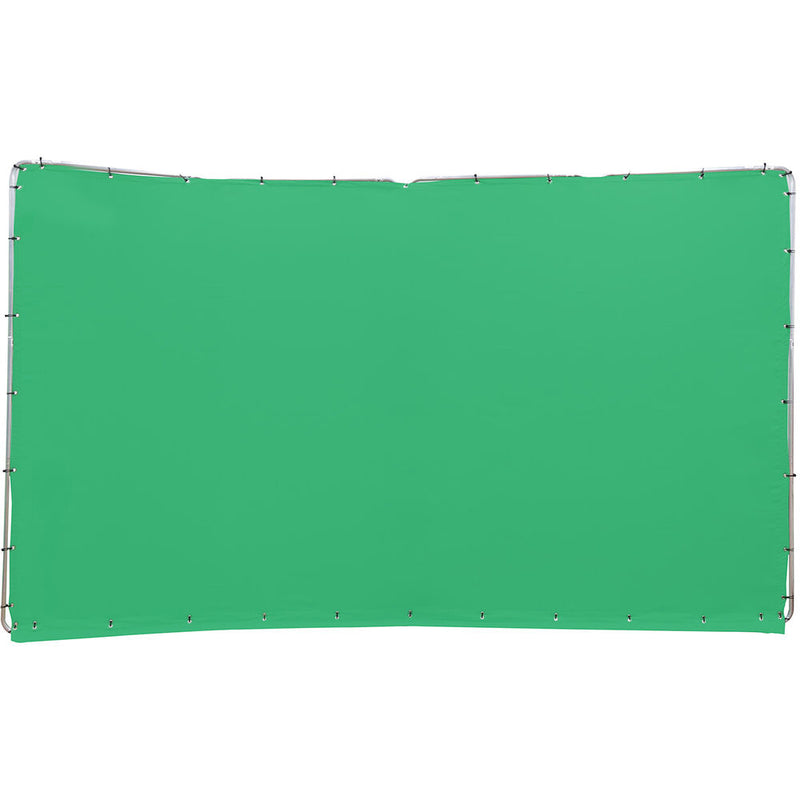 ikan Portable Panoramic Chroma-Key Backdrop with Ground Cloth (Chroma-Key Green, 13.1 x 7.8')