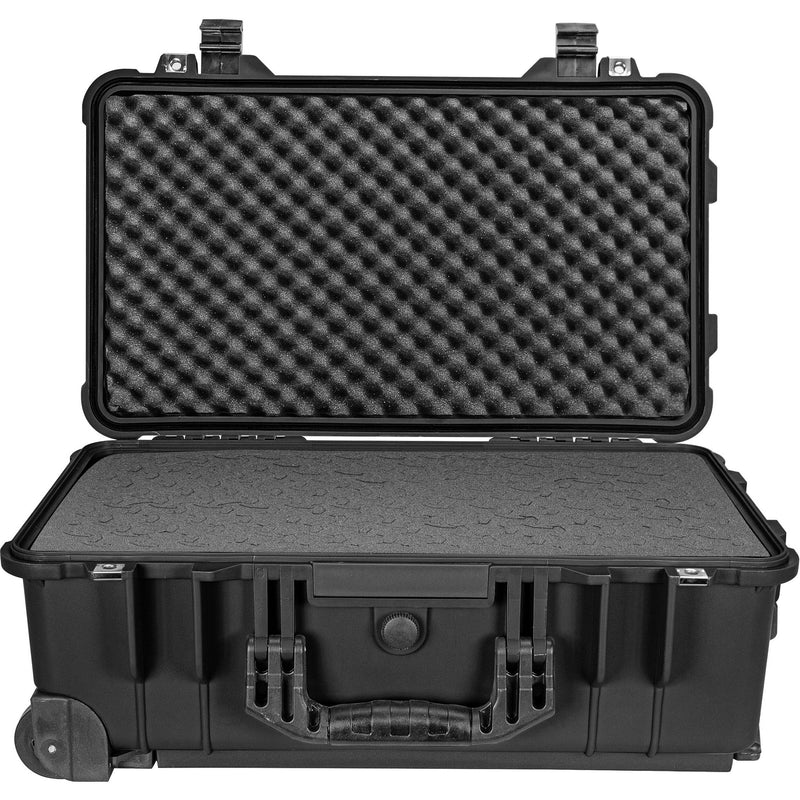 RAGAR Eylar Wheeled&nbsp;Carry-On&nbsp;Hard Case with Foam Insert (Black, 22")