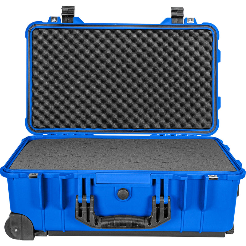 RAGAR Eylar Wheeled&nbsp;Carry-On&nbsp;Hard Case with Foam Insert (Blue, 22")