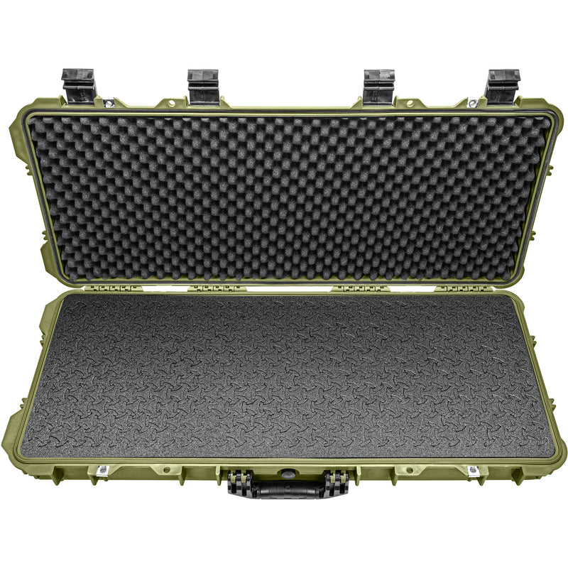 RAGAR Hard Rifle Case with RAGAR Reconfigurable & Reusable XP Crosslinked Foam (38", Green)