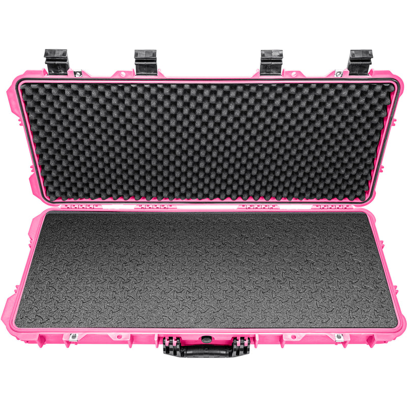 RAGAR Hard Rifle Case with RAGAR Reconfigurable & Reusable XP Crosslinked Foam (38", Pink)