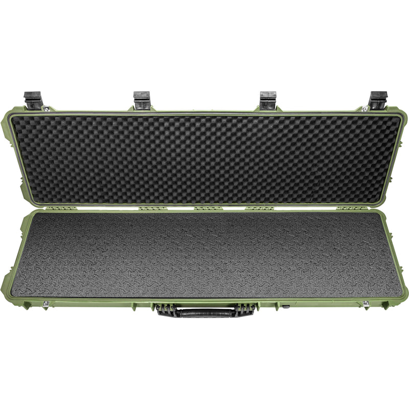 RAGAR Hard Rifle Case with RAGAR Reconfigurable & Reusable XP Crosslinked Foam (53", Green)